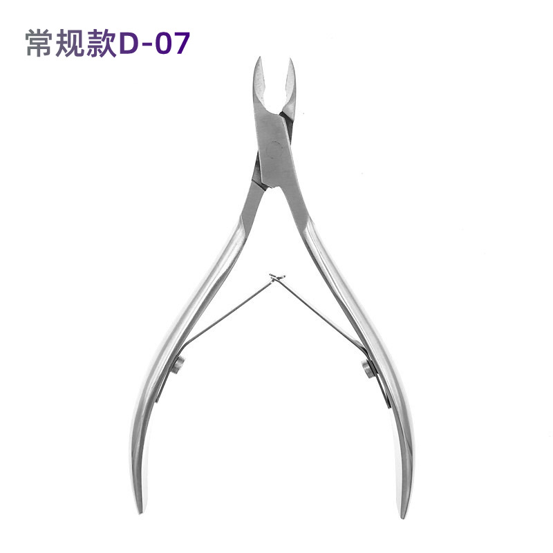 stainless steel d07 cuticle nipper nail groove special bevel scissors toe nail nail clippers pointed bevel nail clippers