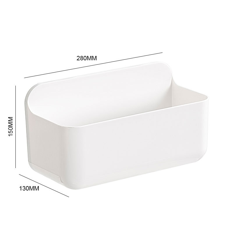 Toilet Bathroom Wall-Mounted Storage Rack Wall Kitchen Bathroom Storage Box Transparent Punch-Free Toilet