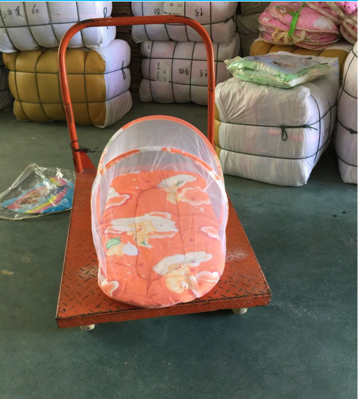 Factory Direct Sales Babies' Mosquito Net Cross-Border Large Portable Folding Baby Mosquito Net Free Mounting Strip Mattress