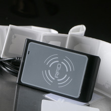 RFID高频发卡器NFC桌面阅读器13.56MHz USB免驱ID/IC门禁读写器