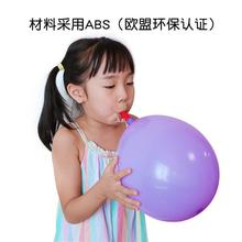6气球充气嘴肺功能锻炼吹气嘴儿童肺活量用嘴练习汽球嘴用口的