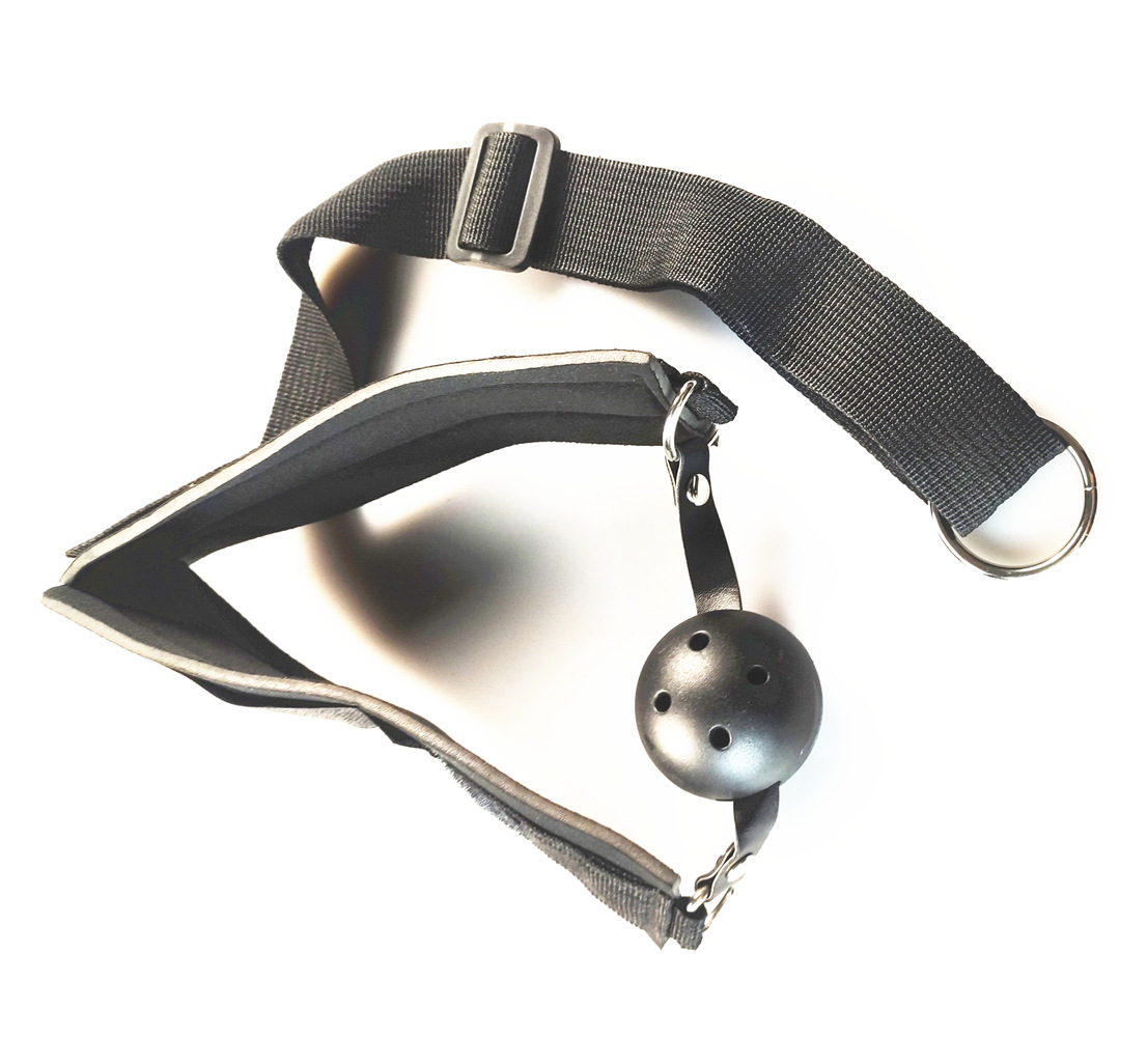 成人情趣另类玩具手铐反背铐口塞口咖口球