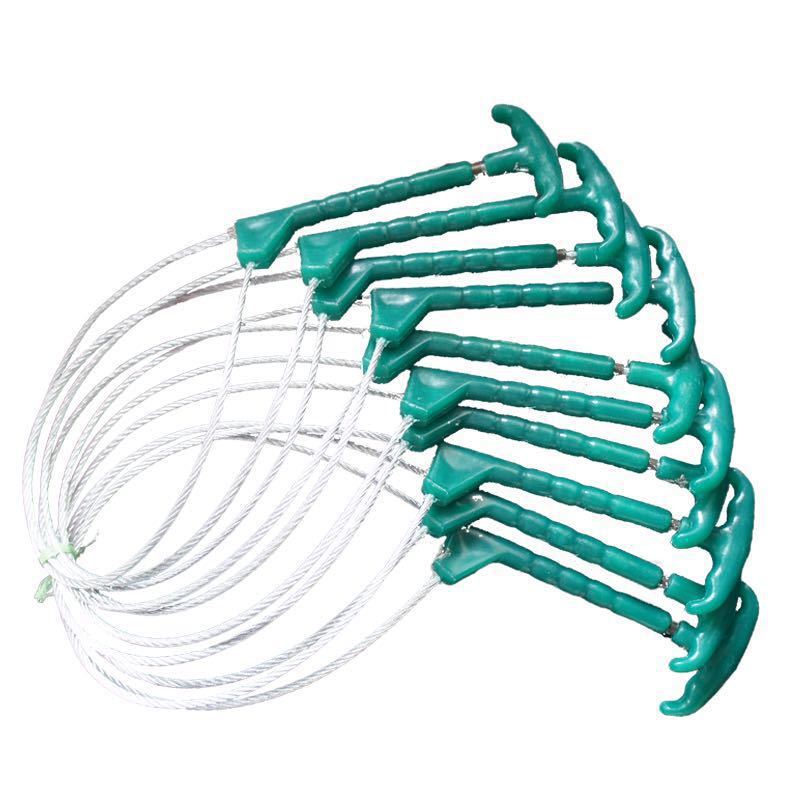 抓猪神器套猪器保定器捕猪套子猪嘴固定套猪用助产钢丝绳栓猪绳子