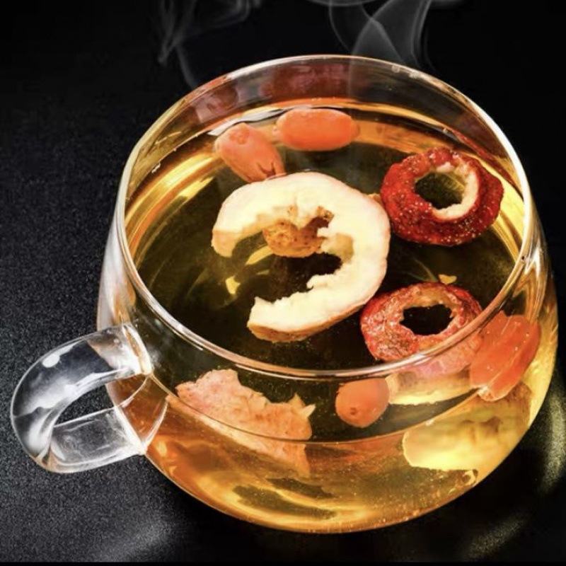 山楂干22年新货去核山楂片500g精选无核山楂片泡水00g喝茶礼盒装