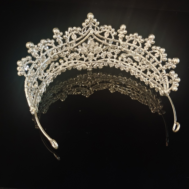 2023 New Crown Headdress Bridal Crystal High-Grade Elegant Luxury Wedding Princess Crown Wedding Accessories