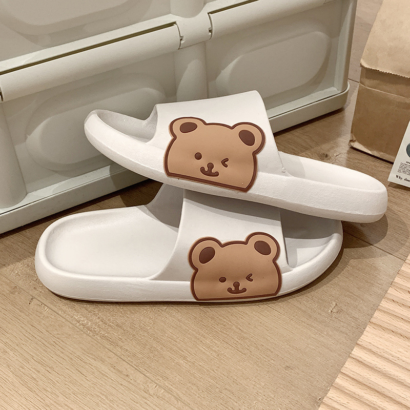 Poop Feeling Internet Celebrity Home Slippers Women's Soft Home Summer Outwear Home Thick Bottom Couple Casual Sandals Men's Summer