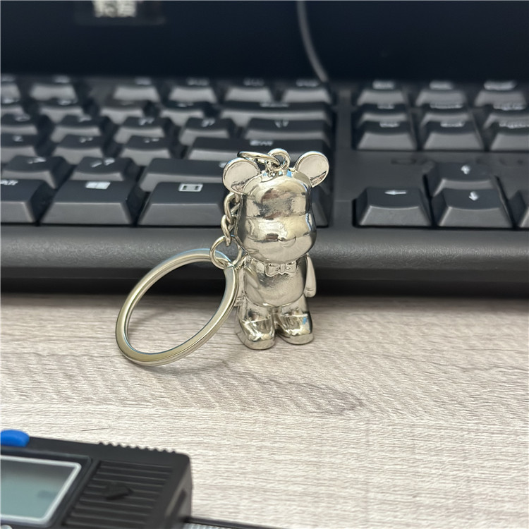 卡通3d暴力熊网红可爱钥匙扣 创意电镀礼品包包配饰批发-阿里巴巴