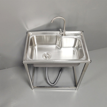 Z3VM不锈钢水槽大单槽加厚洗菜盆洗碗池家用水盆拖把池面盆带落地
