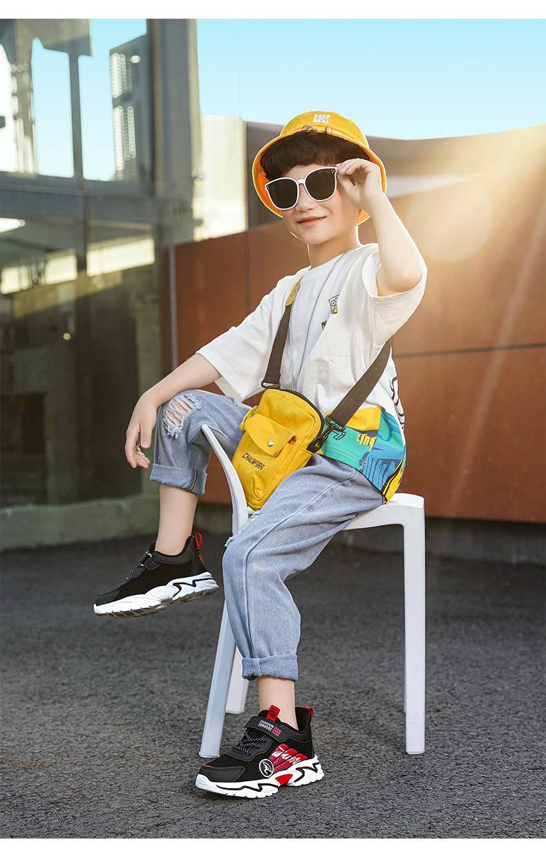 男童鞋2021夏季款中大童网面透气儿童休闲运动鞋小孩潮童鞋