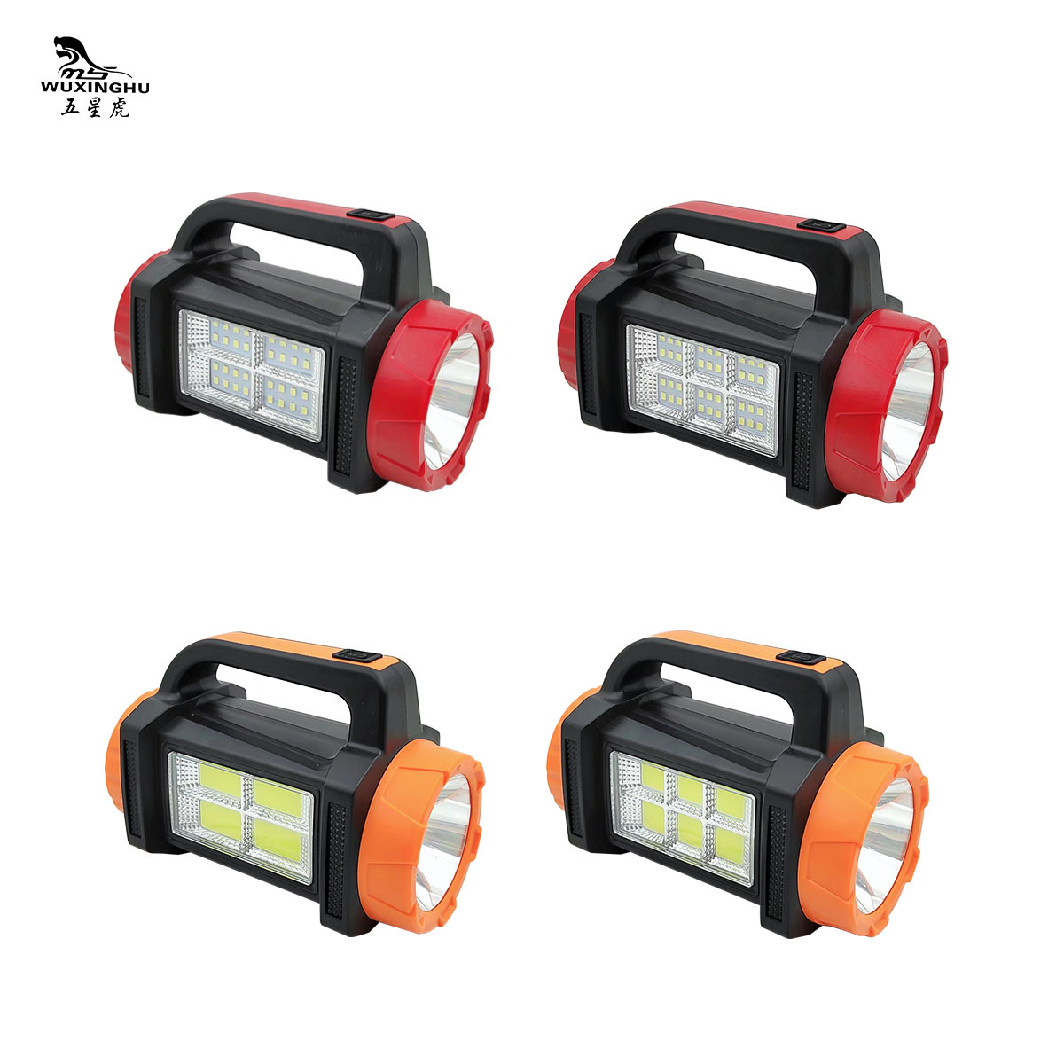 New Multifunctional Outdoor Solar Portable Lamp Multi-Gear Light LED/Cob with Output Emergency Light Camping Lantern