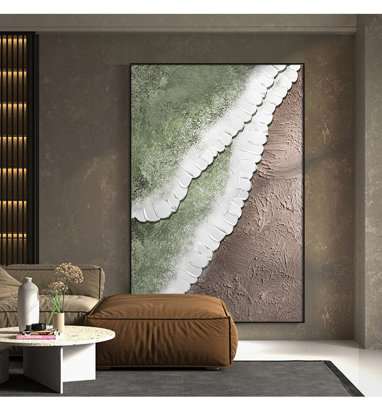 现代极简巨幅客厅落地画沙发背景墙壁画艺术玄关装饰画抽象肌理画