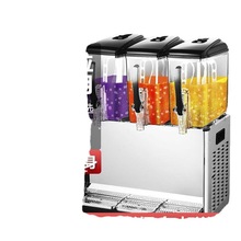冰仕特果汁机商用全自动奶茶机双三缸冷饮机热饮机双缸冷热饮料机