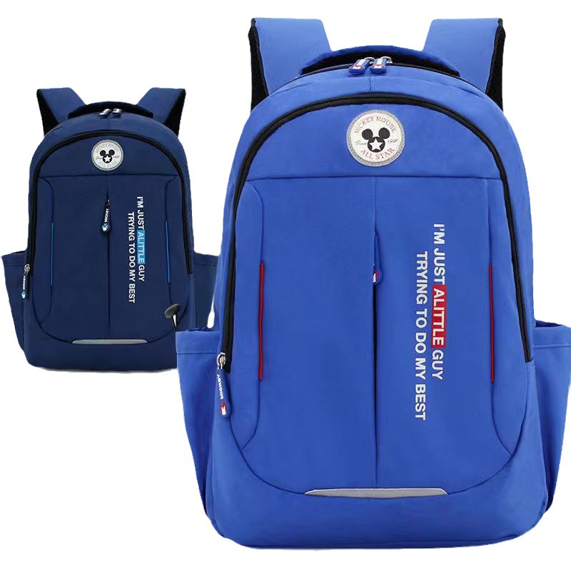 Disney School Bag for Primary and Middle School Students Children's Spine Protection Large Capacity Burden Reduction Leisure Fashion Preppy Style Backpack