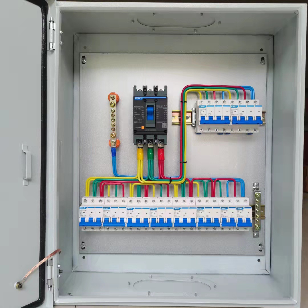 工地三级配电箱成套箱漏电箱透明箱室内明装挂墙开关箱临时电箱