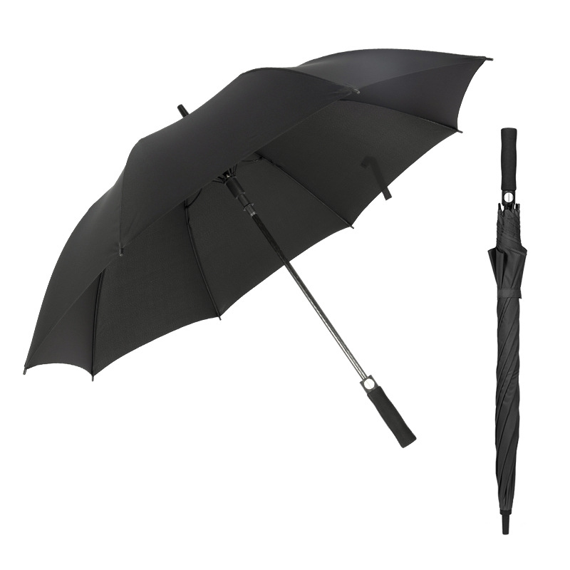 Golf Umbrella Straight Rod Automatic Set Long Handle Umbrella plus-Sized Double Wind-Resistant Business Gifts Advertising Umbrella Wholesale Logo
