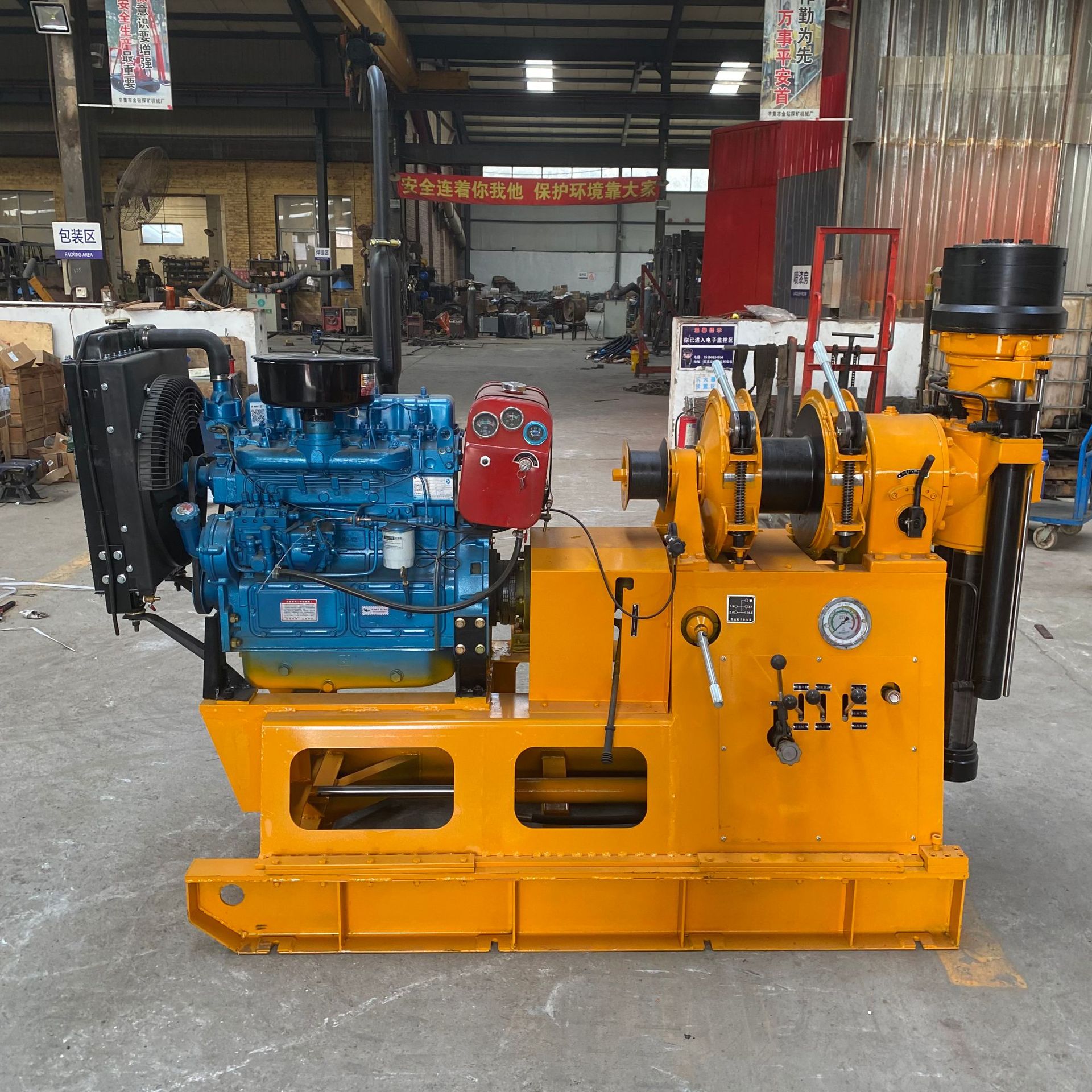 重探xy-2打井机岩芯取样钻机 液压打井机 200米勘探钻机打井机