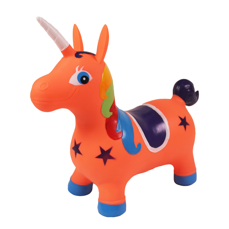 Painted Horse One-Horned Toy Children's Mount Horse