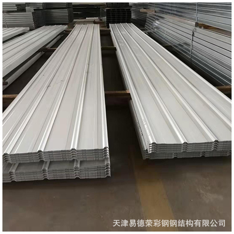 加工彩钢瓦铁皮 白色彩钢板印花小草彩钢瓦围挡 屋顶彩钢压型板