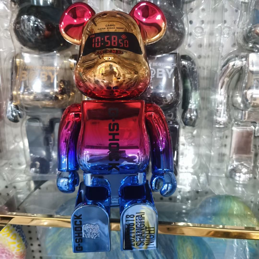 卡西欧 暴力熊bearbrick 400% 上海之夜 玩具公仔-阿里巴巴