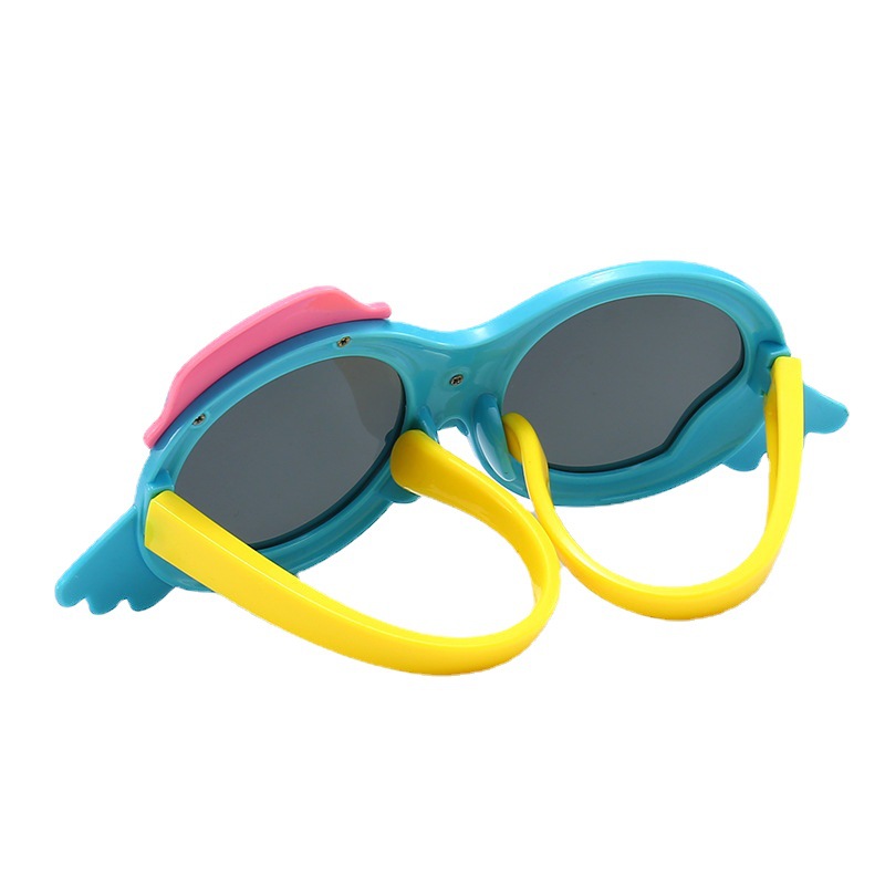 New Children's Polarized Sunglasses Cartoon UV Protection Sunglasses Silicone Baby Sun-Shade Glasses Wholesale 3714