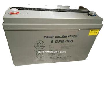 南都蓄电池6-gfm-100铅酸免维护12v100ah 直流屏/太阳能/ups电源