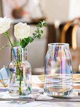 北欧ins风简约玻璃花瓶水培鲜花插花小花瓶客厅餐桌水养创意摆件