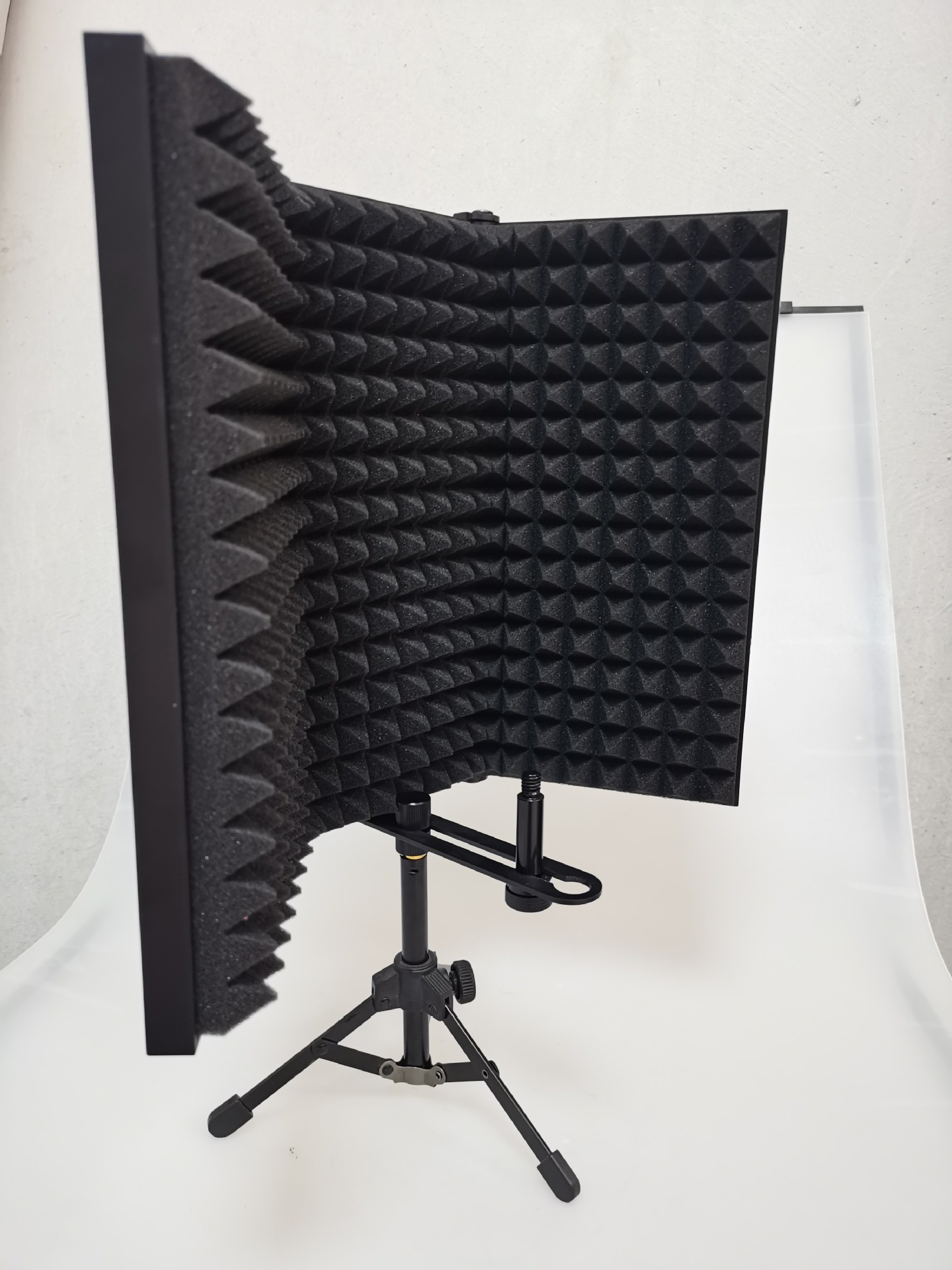 录音棚麦克风防风罩隔音罩 五门话筒隔音屏降噪板5门防喷网