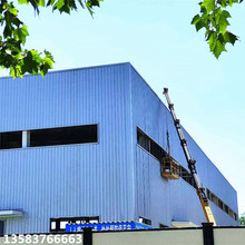 厂家制作安装钢结构厂房  网架  彩钢结构 弧形材料棚
