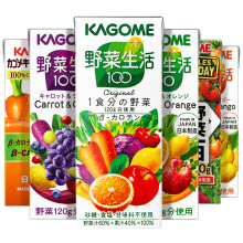 批发零食日本Kagome可果美野菜生活果蔬汁六味任选200ml *24支/箱