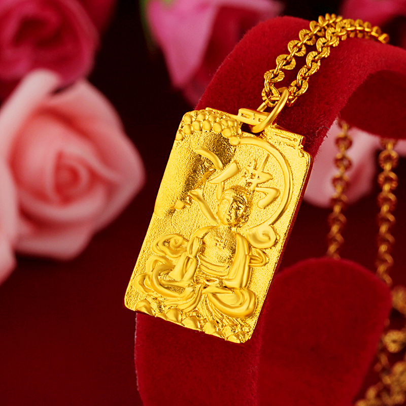泰国佛牌金项链男