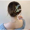 tulips Hairpin Antiquity Metal Hairpin Hindbrain Flaxen Hair Artifact Flower Hairpin Simplicity Hairdressing Headdress