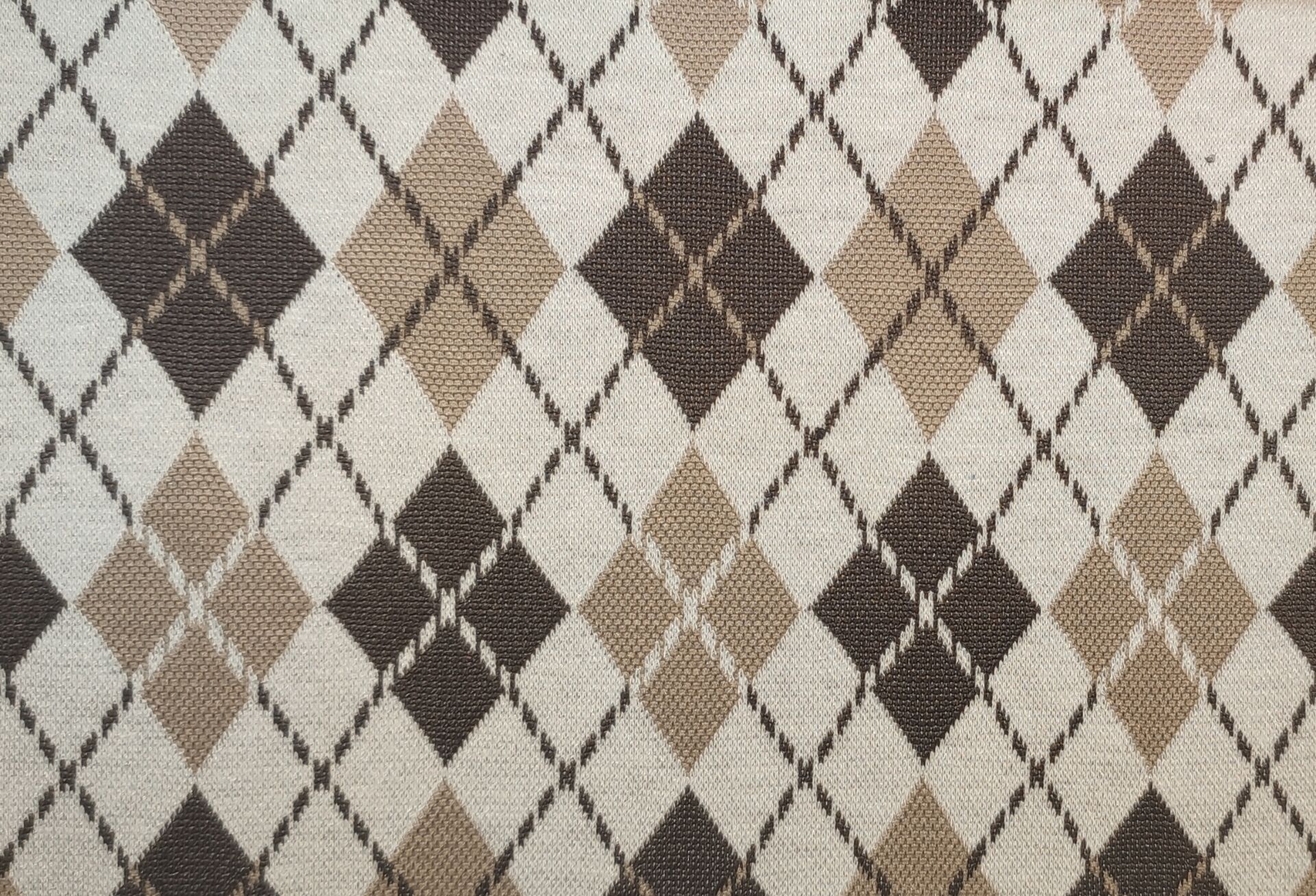 280克针织提花色织罗马布菱形格大c条纹阔腿裤女装童装面料