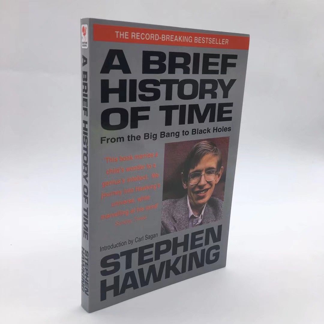 时间简史英文版 a brief history of time史蒂芬霍金科普原版书籍