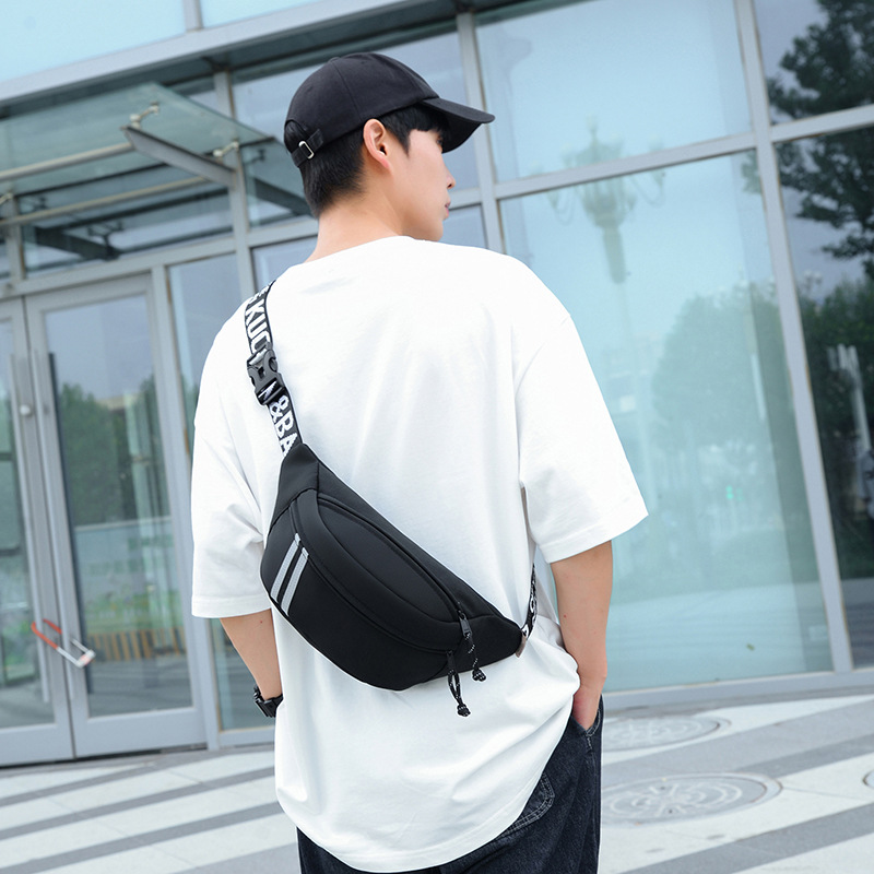 Chest Bag Men's Fashion Brand Sports Leisure Couple Crossbody Bag Shoulder Bag Women's Small Backpack Men's Bag Mobile Phone Bag Waist Bag Men's