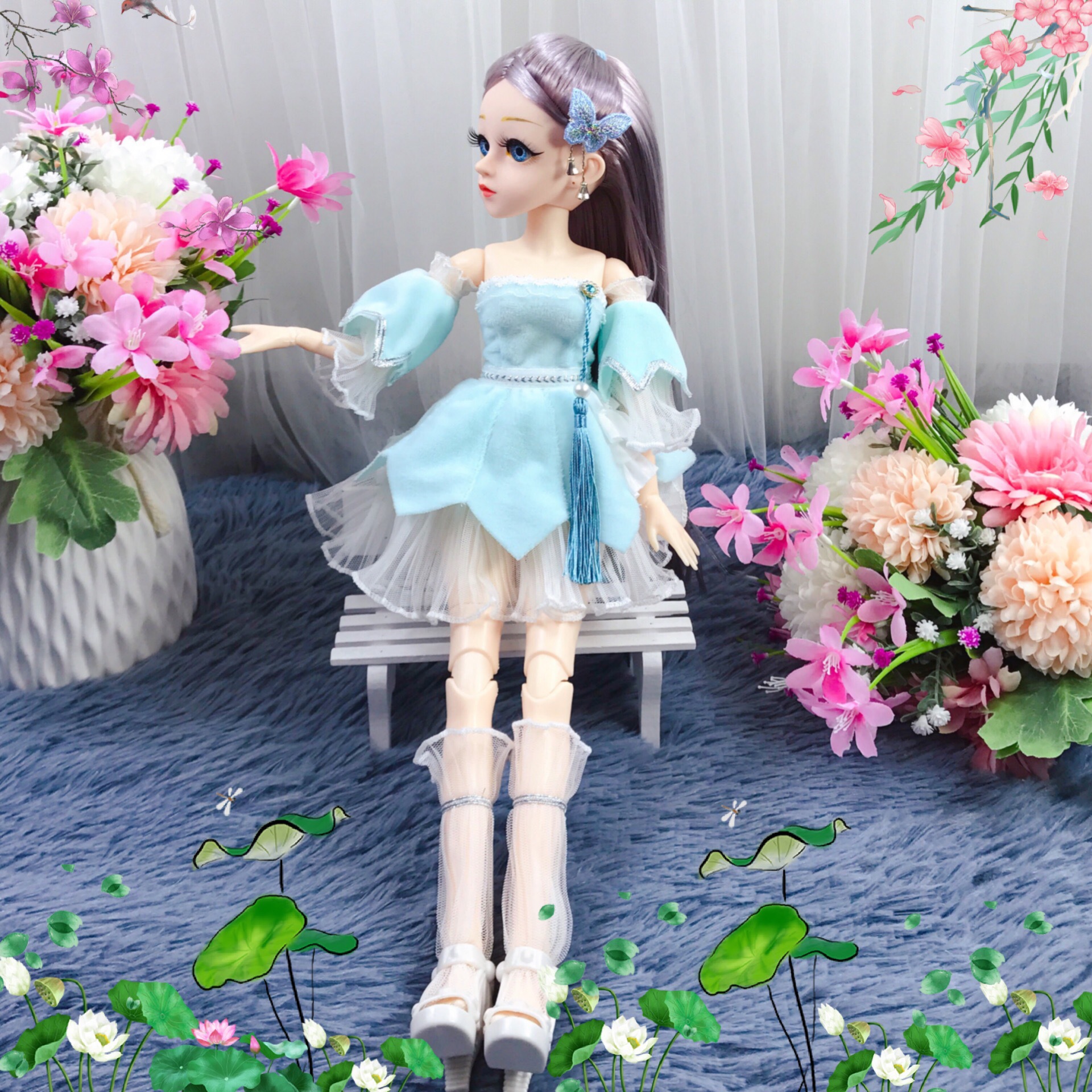 斗罗大陆宁荣荣小舞娃娃女孩玩具生日礼物可换装动漫手游玩具公仔