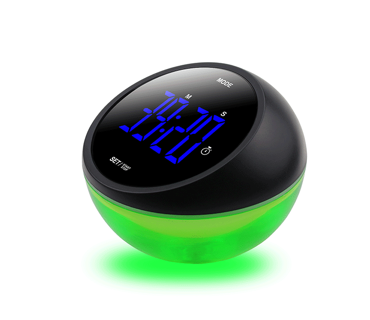 led大屏电子小夜灯旋转计时器跨境电商旋钮调时usb充电新款定时器