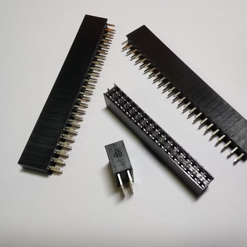 连接器排针排母针座排插间距2.54塑高8.