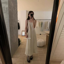 IMISS 韩国夏季新款温柔风吊带裙连衣裙仙女长裙一件代发 W70202