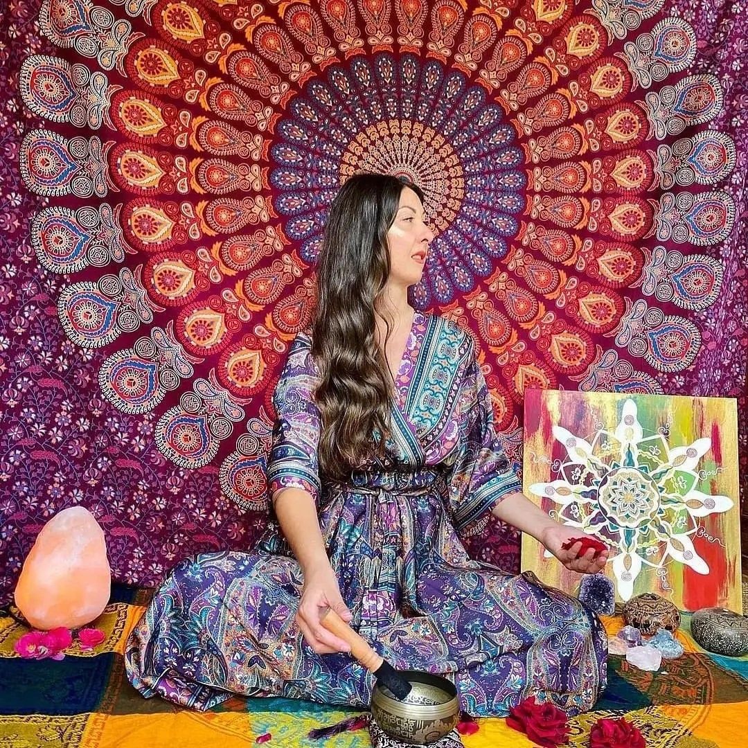 外贸印度曼达拉挂布挂毯壁毯背景墙沙发巾桌布瑜伽沙滩巾