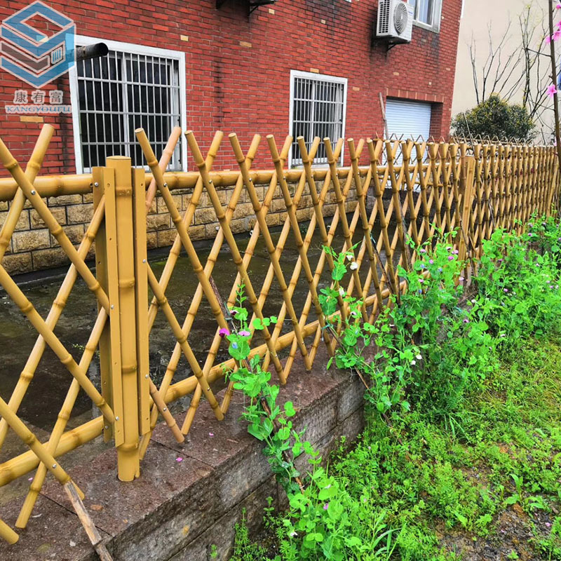 不锈钢仿竹护栏厂家 园林景观仿竹篱笆栏栅 新农村建设艺仿竹围栏