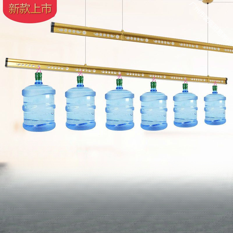 手摇晾衣架阳台双杆升降加厚晾衣杆晒被双杆式自动室内晒凉衣架