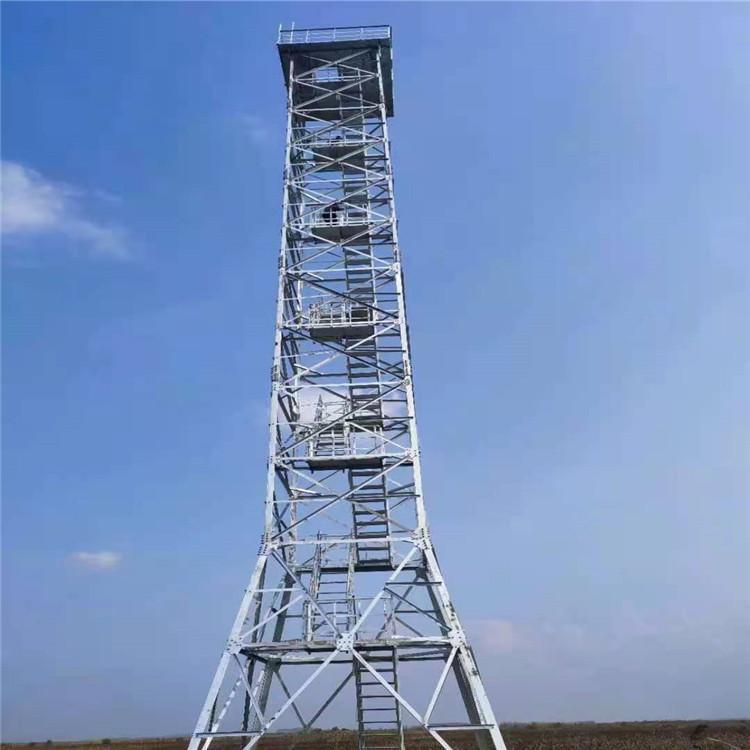 景区观光瞭望塔 监控塔 湿地观测塔结构稳固