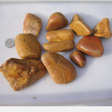 寿山石老挝北部田黄原石料一堆10个手玩件篆刻收藏样品石便宜处理