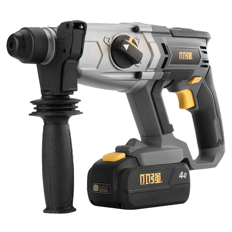 小强充电式电锤20v锂电冲击钻锤钻电钻电镐两用轻型手持电动5481