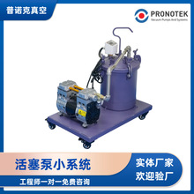 无油抽真空设备 活塞泵抽真空小系统 小型便携可移动式抽真空机组