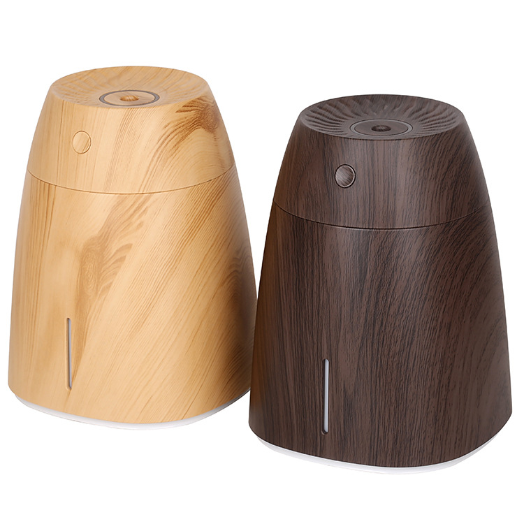 USB Humidifier Luminous Household Silent Bedroom Office Air Wood Grain Humidifier Gift Wholesale