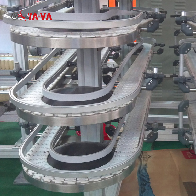 柔性链缓存输送机厂家供应缓存塔柔性链板输送机环形输送机