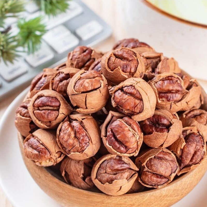 新货临安手剥山核桃500袋装野生小核桃奶油椒盐原味坚果批发250