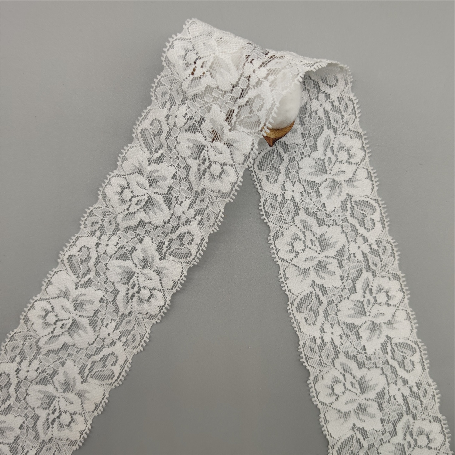 6cm无弹锦纶蕾丝花边 鞋帽箱包饰品头带服装辅料玩具娃娃裙装饰