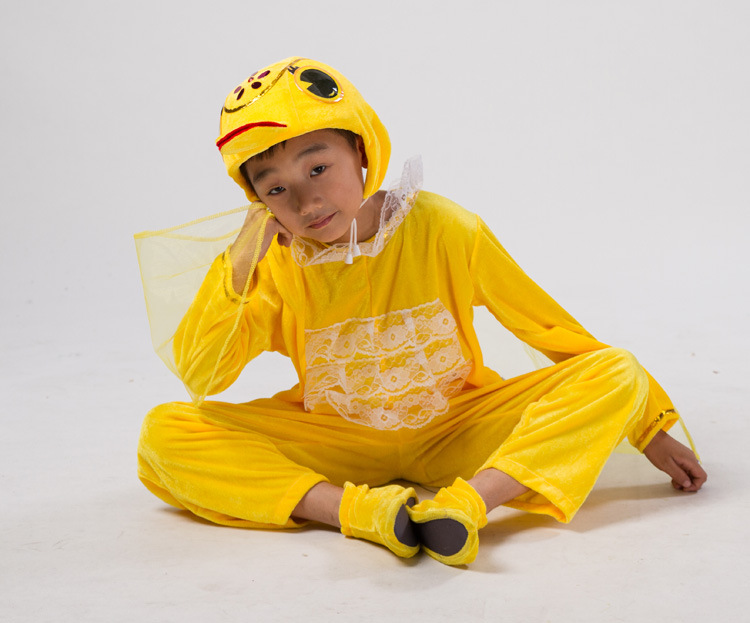 动物连体服装小鸭子演出服儿童成人幼儿丑小鸭表演衣服动物表演服